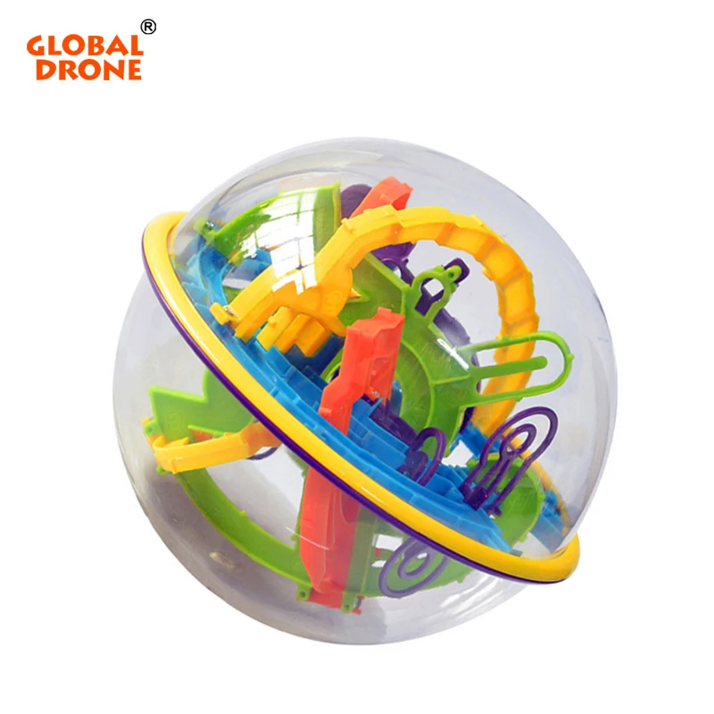 Hot Sale Global Drone 158 Steps 3D Magic Maze Ball Perplexus Magical Intellect IQ Educational Classic Toys Maze Ball