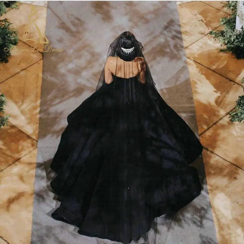 Tulle Fabric Bridal Gown Train Style Top 10 Designer The Most Beautiful Suzhou China Turkish Black Wedding Dress