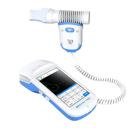 Professional Medical use electronic spirometer digital portable electronic peak flow meter spirometer