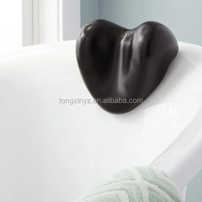 sauna shower combination heart shaped bath pillow