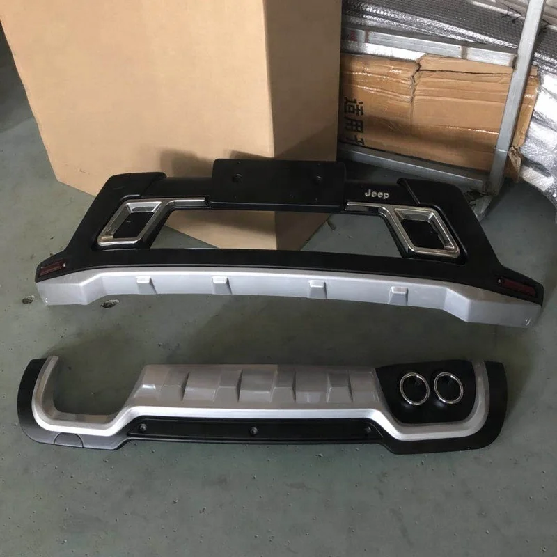 High quality car accessories front & rear bumper protector for jeep Compass 2017
