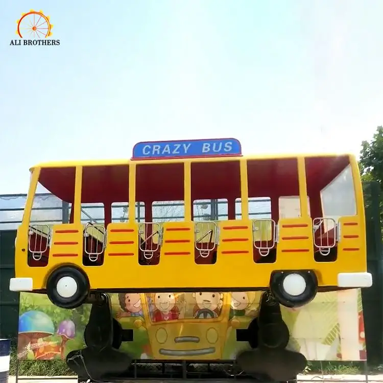
outdoor playground equipment amusement park crazy bus rides mini miami ride for sale 