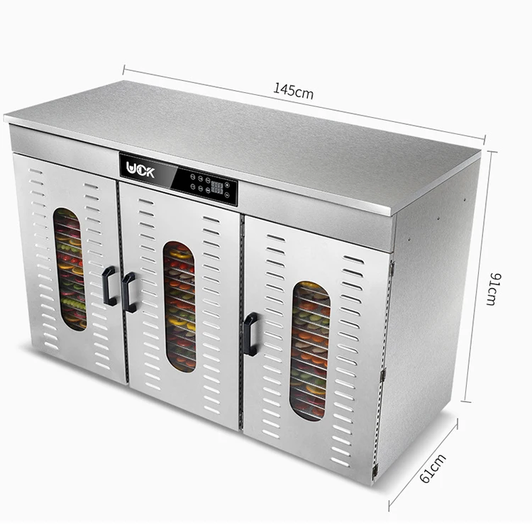 YTK-021 60 Лотков 3 комнатных независимых промышленных фруктовых дегидраторов