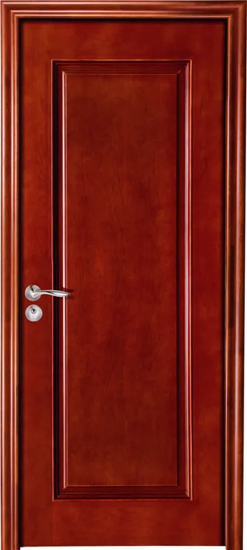 Hotel pvc bathroom door glass inserts wooden frame door pvc coating door for sale