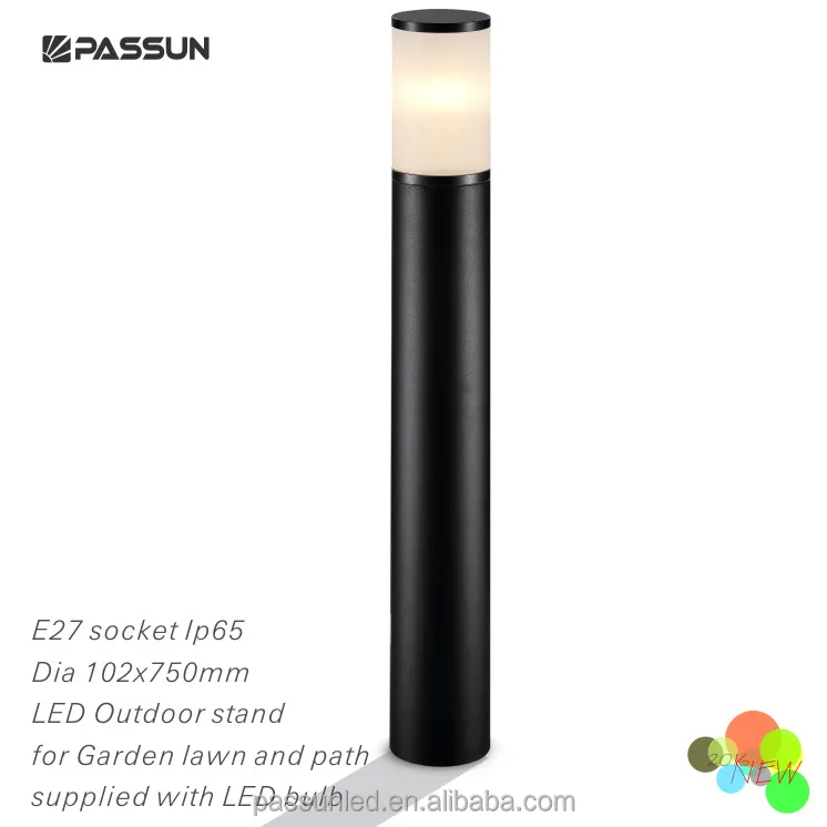 IP44 aluminium waterproof anodized black 10w led garden light