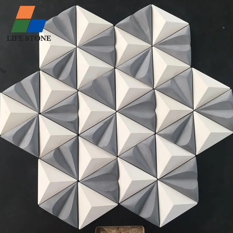 3d wall panels interior decorative stone cladding Decoration cement 3D Wall Panel for Beauty Home Commercial interior