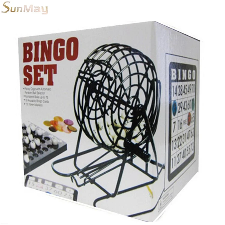 Hot selling party entertainment toy bingo game manual lottery machine drinking game