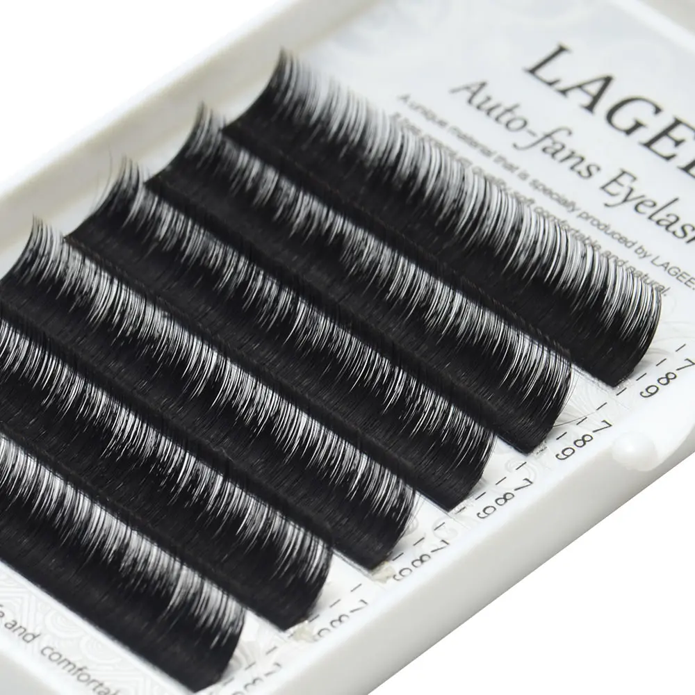 private label own brand volume eyelash extension easy fan lash individual mink lashes 0.03 blooming eyelash extension