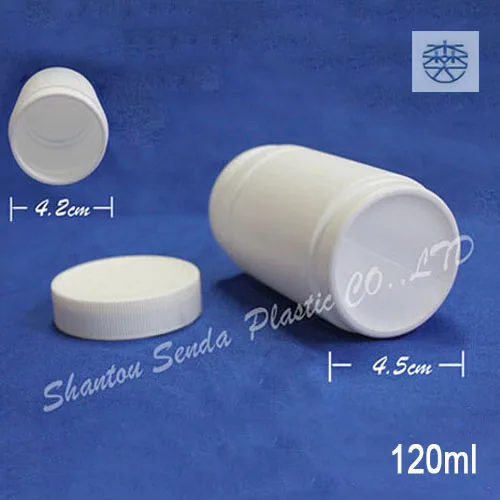 Shantou factory manufacturer white wholesale alibaba pill bottle 120ml with screw cap
