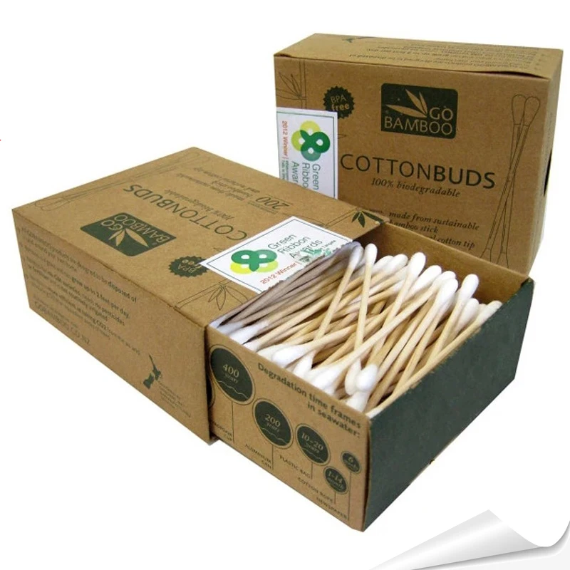 2020 eco-friendly bamboo cotton buds for daily use