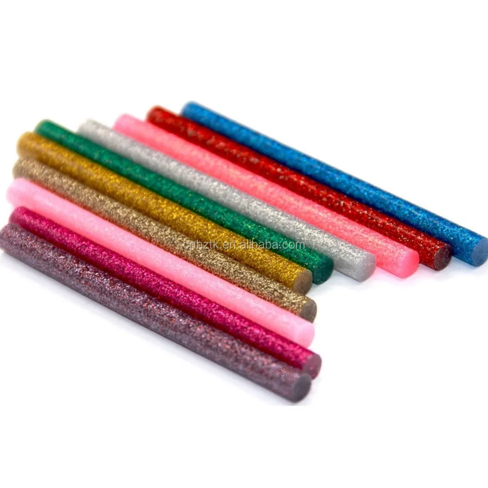 Colorful hot melt glue sticks glitter hot melt glue sticks