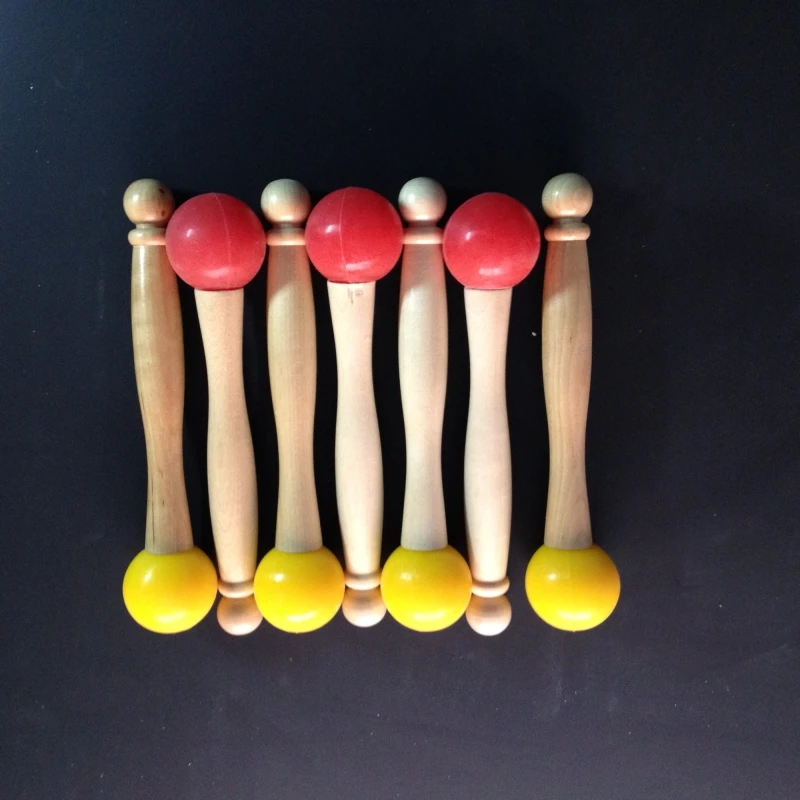 Mallet with rubber ball for Playing crystal (handle) singing bowl