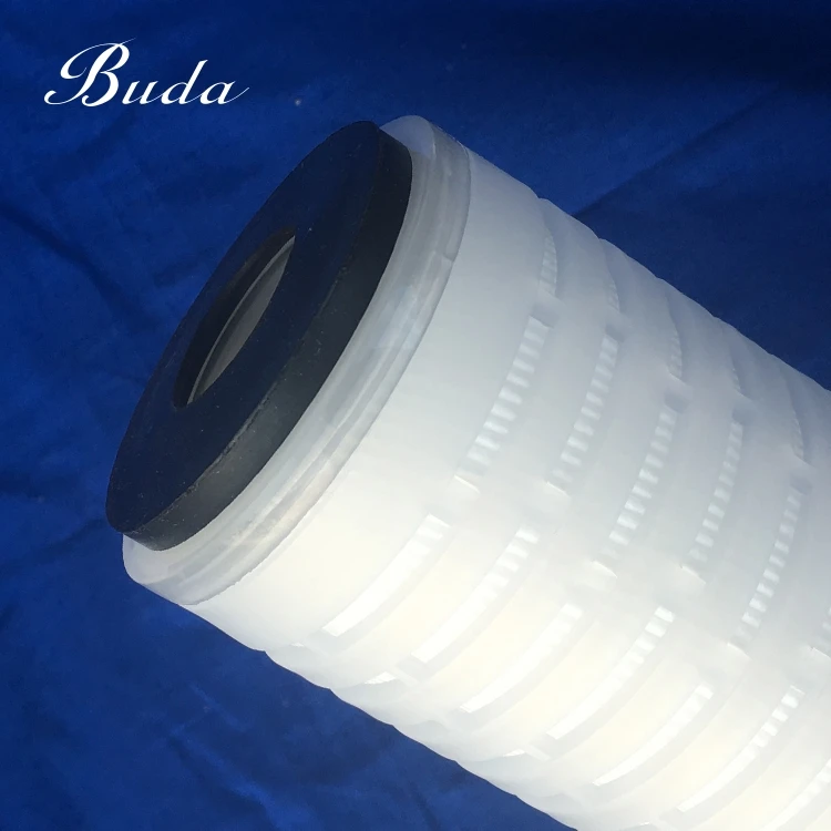 Long service life membrane 0.1um pp pleated reusable water filter cartridge cartridge filter