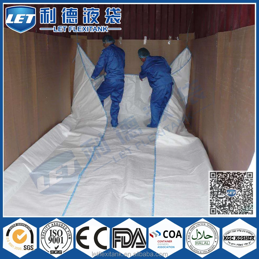 flexitank/flexibag for bulk liquid