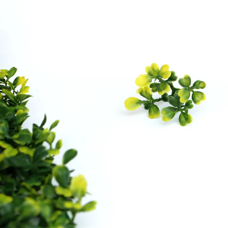 ZERO 50*50cm Wholesale Anti-UV faux boxwood backdrop outdoor artificial boxwood hedge