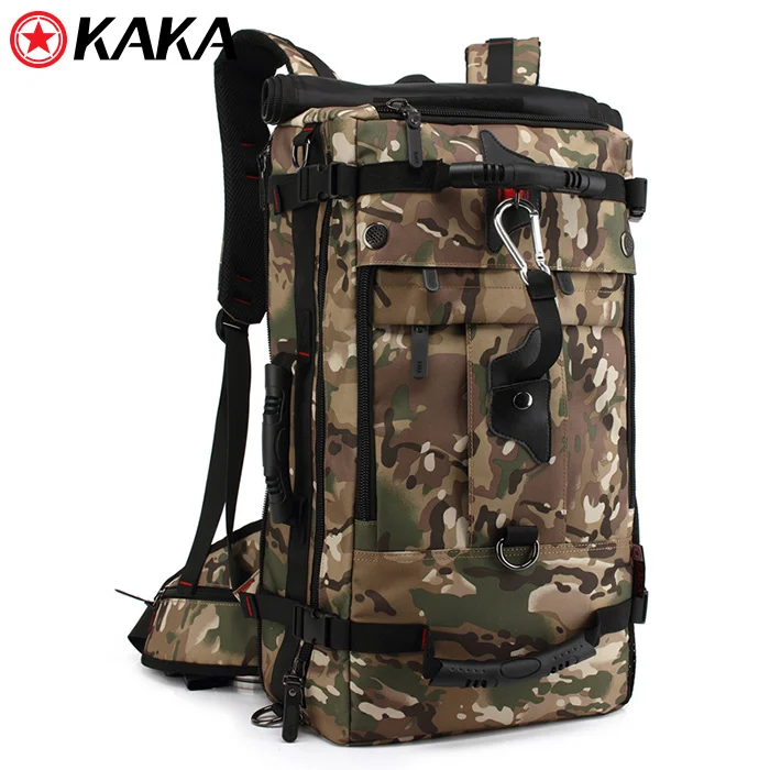 Factory hot sale mountain large capacity 3 ways outdoor sport custom travelling waterproof hiking laptop backpack