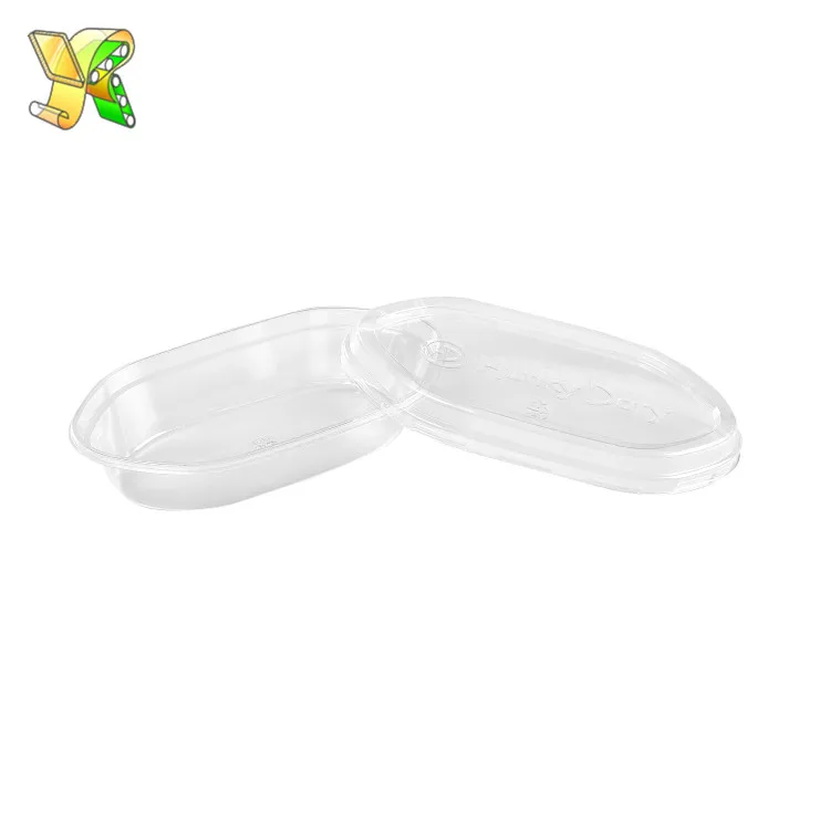 
Food grade pet container packaging PLA plastic bowl disposables food case 