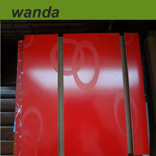 low price colored slotted mdf from shandong