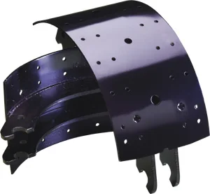 chinese truck parts semi-met and metal auto brake shoe lining material