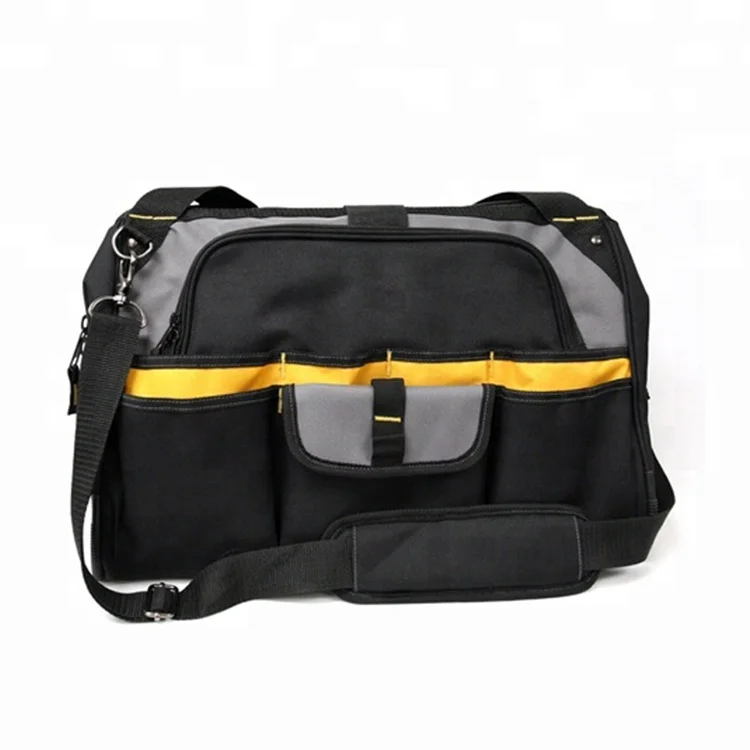 
Large Capacity Multiple Pockets Shoulder Electrical Work Tool Bag 