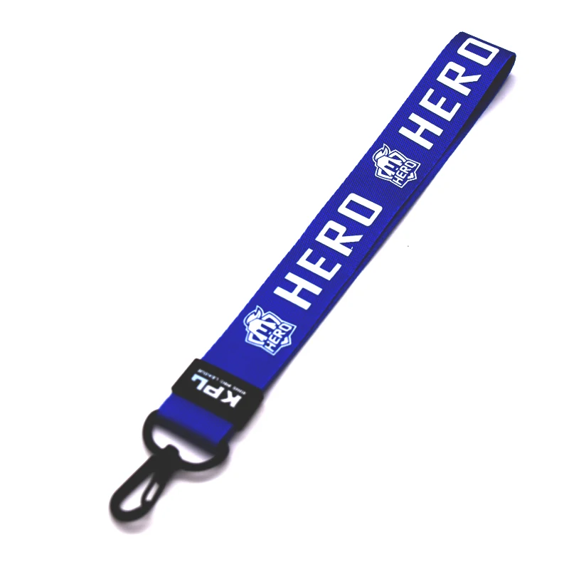 Fashionable games custom print giveaway wrist lanyard strap for key