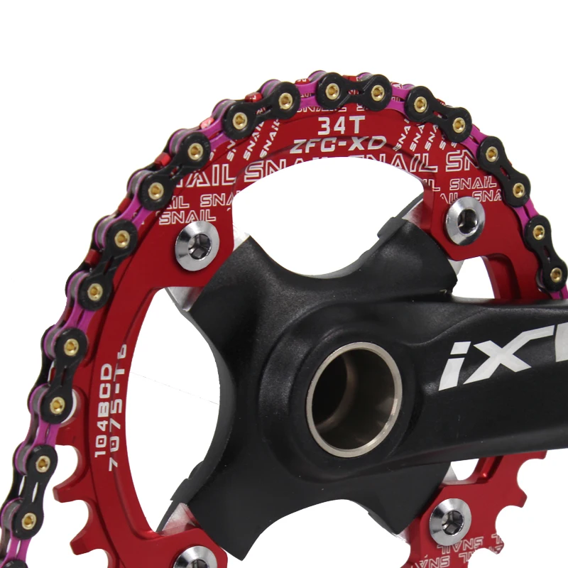 Colorful Mountain Bike 24 27 30 Speed Chain Folding Road Bike Chain 8 9 10 11 12 speed