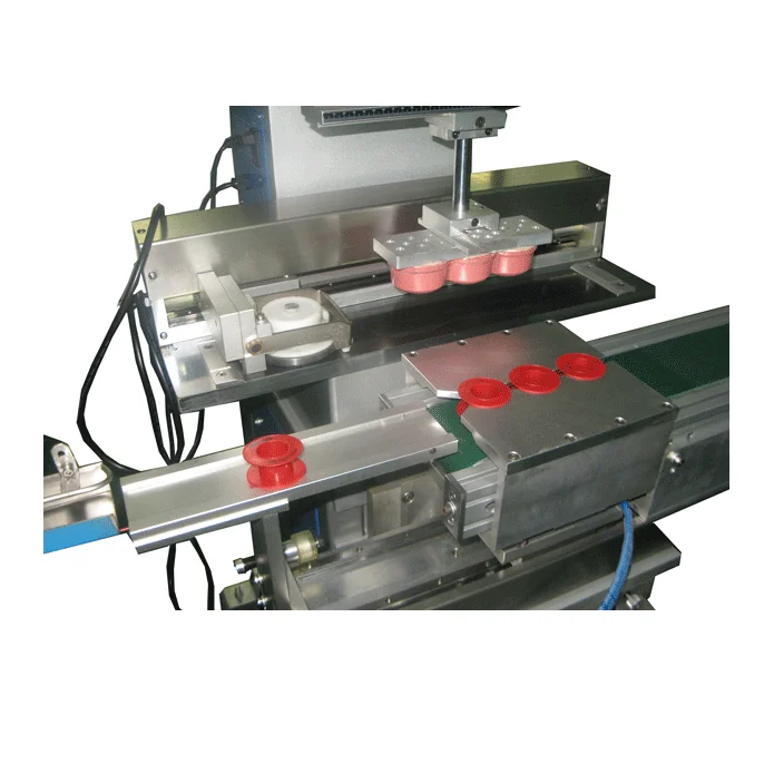 Full automatically one color pad printing machine for small object