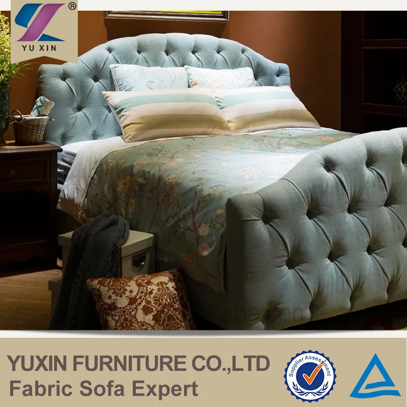 China professional classical fabric bed