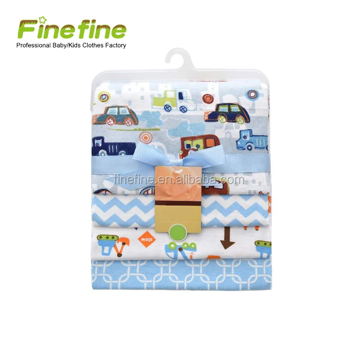 
Knitted wholesale 100% Organic Cotton Flannel Swaddle Blanket 