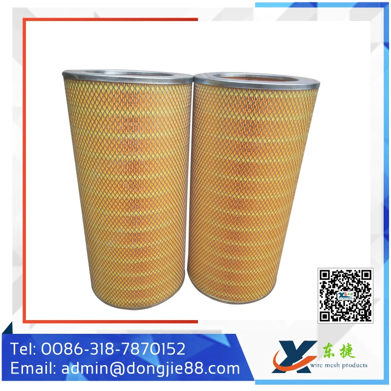 Hepa filter cellulose air filter cartridge for air filters
