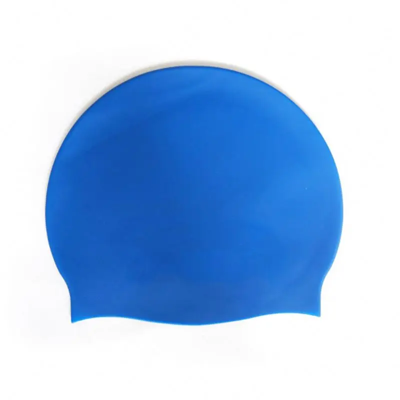 High Elasticity  Silicone Swimming Cap For Long Hair Packaging
