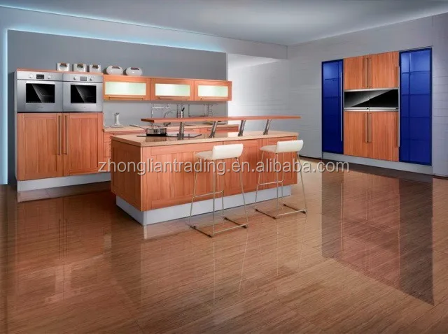 China factory simple designs aluminum profile kitchen cabinet