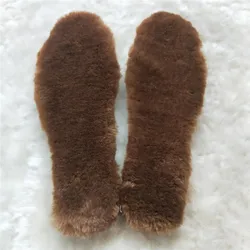 Wool Insoles Thick Sheep Cashmere Winter Insoles High Quality Foot Warmer Breathable Shoes Insoles Heated