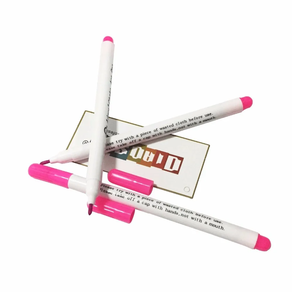 1 шт. 3 вида цветов Исчезающие чернила стираемая ручка Водорастворимая Ткань двойная функция Маркер для белой доски для мелок портного гелевые ручки швейные инструменты, нержавеющая сталь