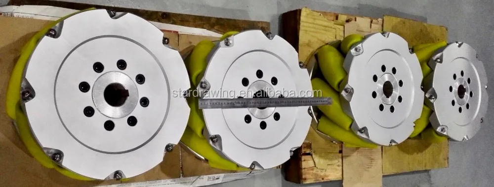 SS 8 ton load 18 inch heavy duty mecanum wheels forklift mecanum wheel