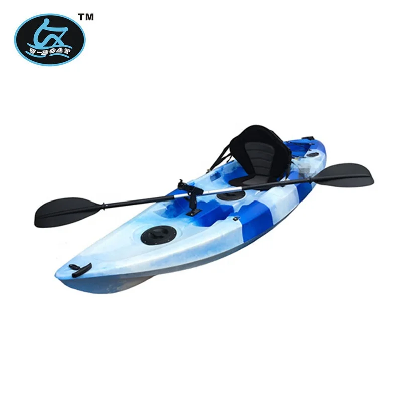 2.93m-long hot and popular single seat touring rowing boat&kayak&canoe for sale