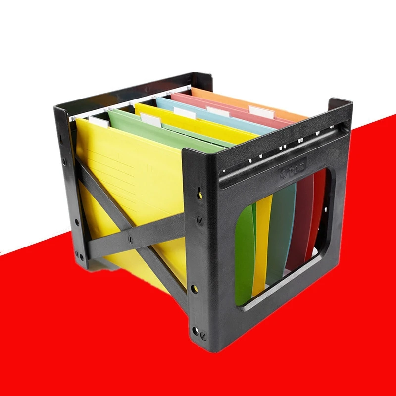 Вместительная офисная подвесная Папка-органайзер А4 расширяющаяся черная