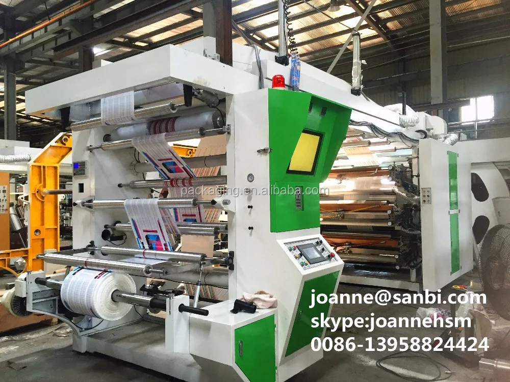 High speed CI Flexographic printing machine