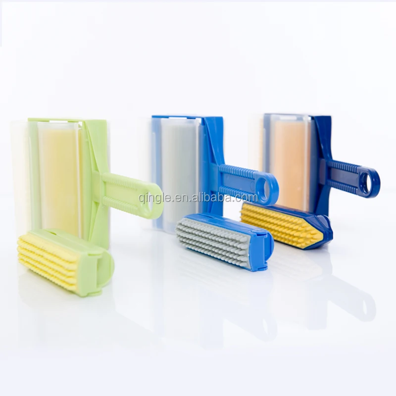 Professional cleaning sticky lint roller set,Cleaning dirt dust brush,Silicon Stick lint Roller