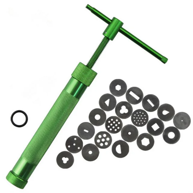 Yiwu bobao factory supply small portable custom high quality Non-toxic metal clay craft DIY pet food bakery extruder squeezer