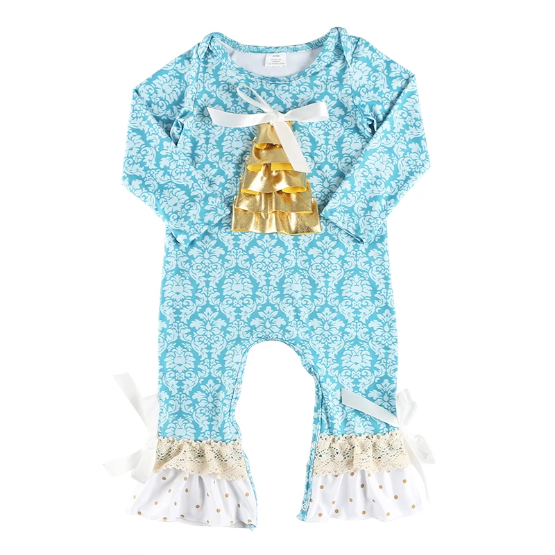 Boutique Wholesale China Baby Body Suits Girl Clothes Newborn Baby Romper for Christmas