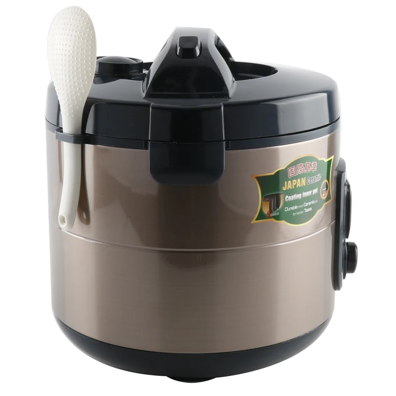 Warehouse Inventory new design of 2.2Liter deluxe rice cooker of ceramic non-stick coated inner pot
