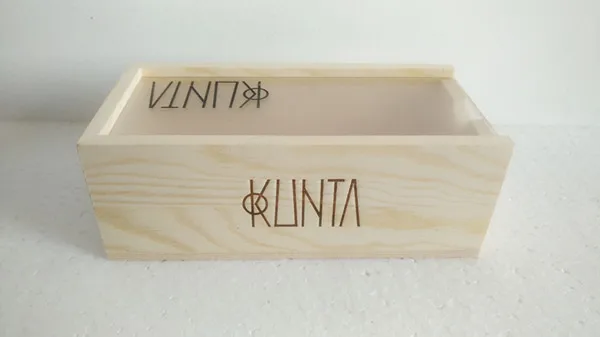 Wood Box with Acrylic Slide Top Lid Custom Size