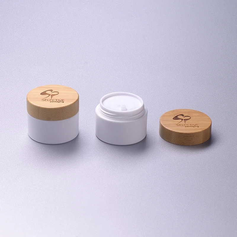 250g white round cheap plastic pp face cream cosmetic jar