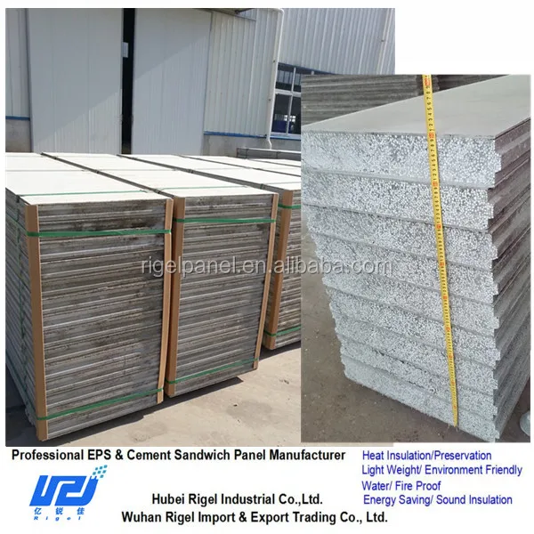 Cheap construction materials precast concrete fence eps wall paneling