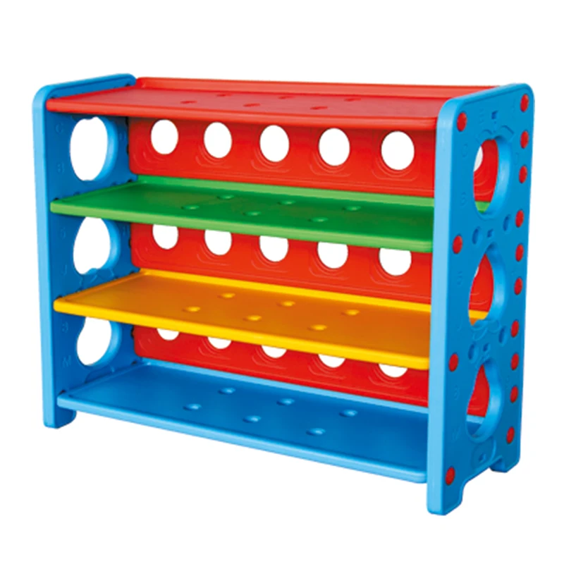Durable School Plastic Baby Toy Book Shelf