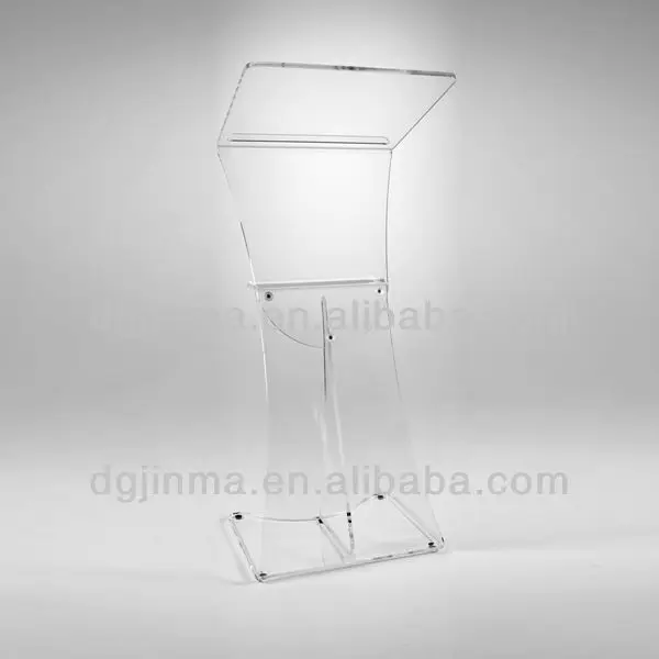 Хит продаж, подиум для Церкви из органического стекла с логотипом на заказ, складной подиум для церкви, подиум из органического стекла