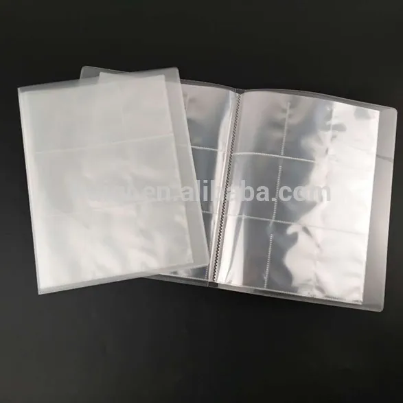 9 Pocket PP trading card book storage holder card case transparent game Collecting card Album   with 4 grid 9 grid