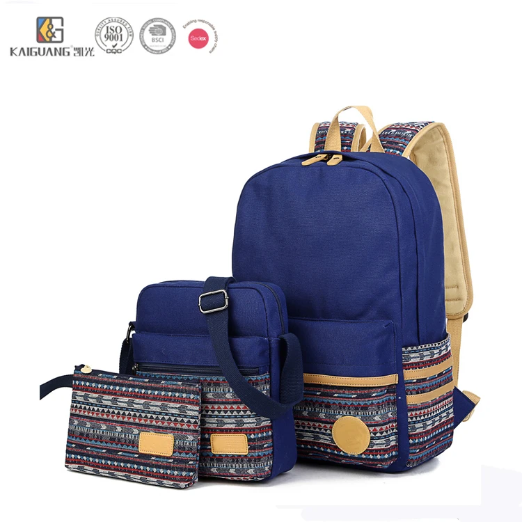 
Free Sample Leaper Casual Lightweight Canvas Laptop Bag Shoulder Bag School Backpack 