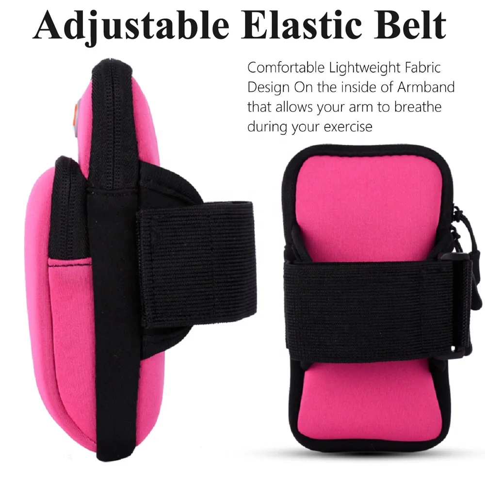 Phone Running Armband for Exercise Sport Workout Arm Band,Water Resistant Cell Phone Armband Case for iPhone 12 11 Pro